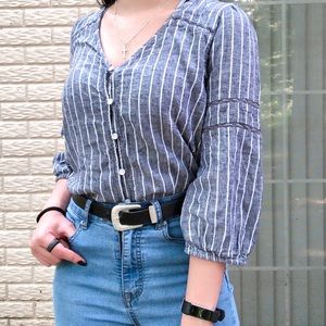 Gray Button Down Shirt